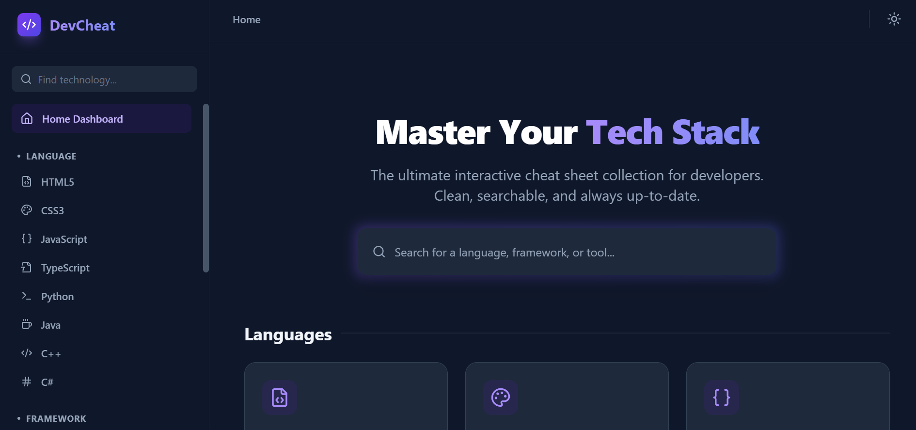 DevCheat Display
